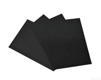 Feuille magnétique carrée A4 noire flexible, adhésive, aimantée à forte force permanente en ferrite, à flux élevé, 300x210x0.5mm, pour décoration de fêtes