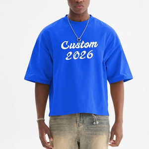 T-Shirt Formale da Uomo a Maniche Corte con Collo Rotondo in Maglia Tinta Unita, Ecologica <span class=keywords><strong>per</strong></span> Uso Quotidiano <span class=keywords><strong>per</strong></span> <span class=keywords><strong>Giovani</strong></span> - Product Image 2