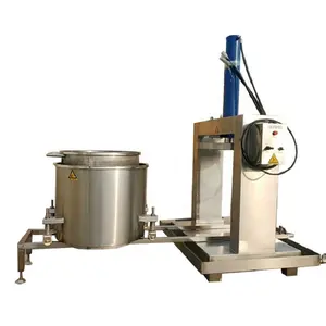 Extractor industrial de zumo de manzana, máquina hidráulica de prensado de zumo, exprimidor de uva