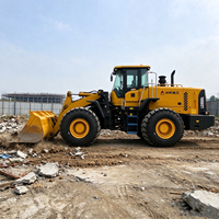 Chargeuse sur pneus robuste de 5,5 t, hydraulique, articulée, diesel, avec godet, pour travaux de chargement sur chantier