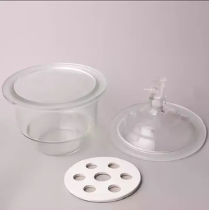 Phòng thí nghiệm hút chân không desiccators hóa học sứ rõ ràng desiccator Kính phòng thí nghiệm tấm với sứ tấm phòng thí nghiệm - Product Image 5
