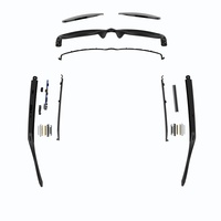 Kacamata Pintar Headset Nirkabel GS01 Speaker Stereo Musik Panggilan Telepon Asisten Suara Kacamata Sunglasses AI Pelindung UV400