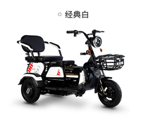 Tricycle électrique adulte 2026 OEM 60V à 2 places, longue autonomie, carrosserie ouverte, avec freins avant/arrière, charge utile 300-400 kg