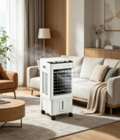 Ventilateur d'air évaporatif portable, économiseur d'énergie, refroidisseur d'eau, mobile pour usage domestique intérieur/extérieur, ventilation et refroidissement.