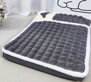 Luxuriöses, Wärmeisolierendes Hundebett, Verdickte Haustiermatte aus Kaninchenfellimitat mit Weichem, Rutschfestem, Abnehmbarem und Waschbarem Bezug für Kleine Haustiere - Product Image 5
