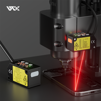 Sensor de Distancia Láser Industrial con Precisión de 5um, Salida Analógica NPN PNP para Automatización, Control de Calidad, Sensor de Desplazamiento de Precisión