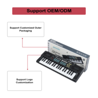 Clavier de piano personnalisé BD-373, orgue électrique portable, clavier 37 touches, jouet musical électronique, instruments de musique pour enfants