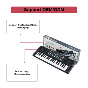 Teclado Órgano Eléctrico Portátil BD MUSIC BD-373 de ABS con 37 Teclas Piano de Juguete Electrónico <span class=keywords><strong>Musical</strong></span> para Niños - Product Image 4