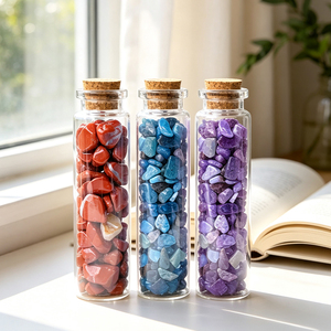 Piedras de Cristal Curativas al por Mayor, Piedras Semipreciosas Naturales Pulimentadas en Botella para Regalos - Product Image 6