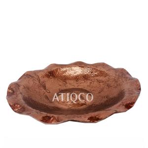 Moderna y Atractiva Bandeja Rectangular de Aluminio Fundido con Incrustaciones Doradas, Estilo Zen Asiático, para Frutas, Decoración Ecológica para el Hogar - Product Image 5
