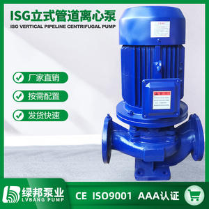 Pompes centrifuges verticales en ligne série ISG/IRG 80 mm, surpresseurs d'eau chaude et de circulation, joints mécaniques - Product Image 2