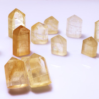 Gros arc-en-ciel sculptures naturelles guérison clair petite taille orange miel citrine cristaux point feng shui sphères quartz