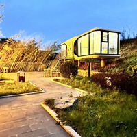 Maison miniature intégrée moderne, espace préfabriqué complet, capsule de maison intelligente, prix d'usine, capsule d'activité résidentielle pittoresque