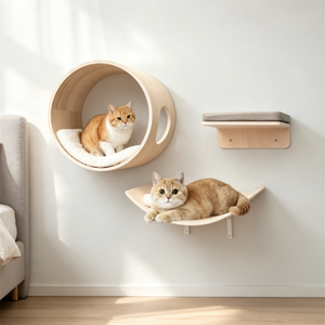 Étagères murales de qualité supérieure en bois massif pour lit, structure d'escalade pour salon - Product Image 2