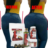 Produit de Maca naturel de haute qualité sans effets secondaires pour un fessier volumineux, poudre, huile, crème et gommes efficaces pour l'augmentation des fesses