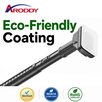 ARODDY Barre télescopique de tension réglable en un clic sans outil, gris, 32 mm, 39,4-102,4 pouces, pour séparateur de pièce, fabrication sur mesure