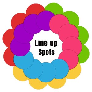Colorful Vinyl <b>Floor</b> Dot Stickers 6 Inch Self Adhesive For School Queuing 24 Pcs Matte Finish - Product Image 3