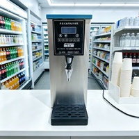 Distributeur d'eau chaude en acier inoxydable à chauffage progressif, chaudière électrique automatique 35L/H pour salons de thé, restaurants et bars commerciaux