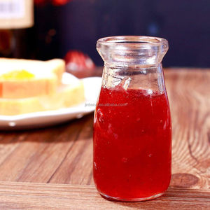200ml Stoples Kaca Bening Klasik Bulat Ramah Lingkungan Multifungsi untuk Kemasan Permen dengan Tutup Gabus Karton Hadiah Pesta/Sekolah - Product Image 4