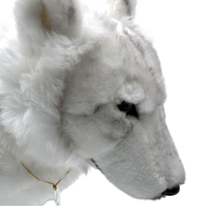 Thực tế 18 \ "siêu mềm bắc cực Sói Thú nhồi bông PP bông đầy Tundra động vật cho trẻ em món quà sinh nhận-canis lupus arctos - Product Image 3