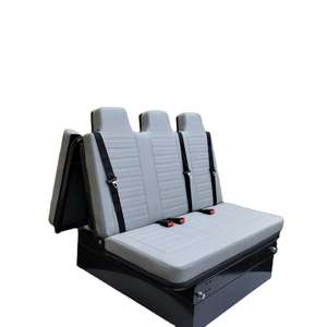 Silla personalizada para autocaravana, asiento plegable de 3 plazas para autocaravana, para <span class=keywords><strong>Ford</strong></span> <span class=keywords><strong>Transit</strong></span> Sprinter Hiace RV, <span class=keywords><strong>Camper</strong></span> - Product Image 5