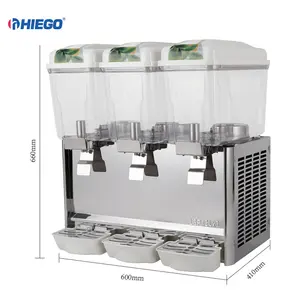 Dispensador de bebidas frías con tanque único, Mini máquina eléctrica de bebidas mezcladas de zumo, 12L