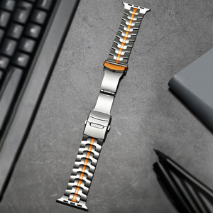 <span class=keywords><strong>Correa</strong></span> de Reloj BEEFLYPOWER de Aleación de <span class=keywords><strong>Titanio</strong></span> y Acero Inoxidable de 45 mm y 49 mm para <span class=keywords><strong>Apple</strong></span> <span class=keywords><strong>Watch</strong></span> Series 11 10 Ultra 9 8 7 6 - Product Image 6