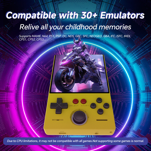 2026 Mini40 Console Retro Handheld R36s Console 64gb Accessories Retro Screen Retro Handheld 4Inch MINI40 Game Console 2026