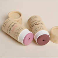 Conteneurs solides de bâton de déodorant naturel empaquetant des tubes écologiques d'emballage de cylindre de papier d'Eco Kraft de poussée de carton
