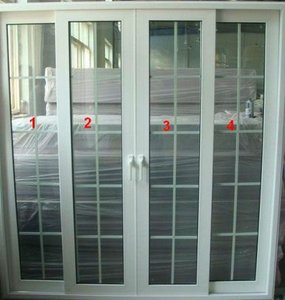 ประตูบานเลื่อน <span class=keywords><strong>PVC</strong></span> ดีไซน์ทันสมัย ราคาประหยัด ประตูหน้าต่าง UPVC - Product Image 6
