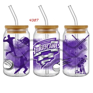 Transferts pour gobelets Big Bash League BBL Designs Uv Dtf, 16 oz, 20 oz, livraison gratuite, faciles à appliquer - Product Image 3