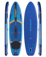 Nouvelle Planche de SUP Gonflable Professionnelle 2026 de 11'6 avec Siège Kayak et Sac à Roulettes, Capacité 450lb, Planche de Stand Up Paddle