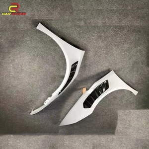 กันชนหน้าคาร์บอนไฟเบอร์แบบกึ่งแห้งคุณภาพสูงสไตล์ Vorstein สำหรับรถยนต์แลมโบ ฮูราแคน LP610 LP580 EVO Performante ปี 2014-2018 - Product Image 3