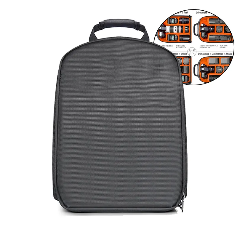 Custom logo video camera bag backpack outdoor travelling backpack bag camera waterproof photography camera backpack