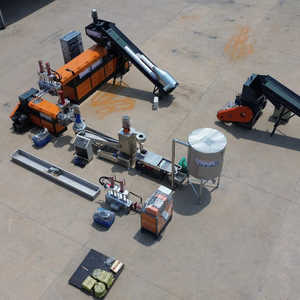 เครื่องจักรโรงงานผลิตเม็ดพลาสติก HDPE PP ระดับมืออาชีพ สายการผลิตเม็ดพลาสติกแข็ง PP PE PVC เครื่องบดพลาสติก เครื่องรีไซเคิลพลาสติกเหลือใช้ - Product Image 6