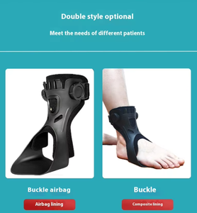 <span class=keywords><strong>Ortesis</strong></span> ajustable para tobillo y pie, soporte profesional para pie caído, protección transpirable de nailon y algodón con cierre de gancho y bucle para clínica. - Product Image 3