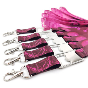 Nhà Máy Bán Buôn Chất Lượng Cao Dây Buộc Với Kim Loại Clip Với Biểu Tượng Tùy Chỉnh Dây Buộc Cho Điện Thoại Keychain Mở Chai Dây Buộc - Product Image 5