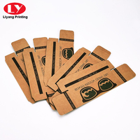 Boîte d'emballage personnalisée pour lunettes de soleil en papier kraft sportif marron de luxe avec logo