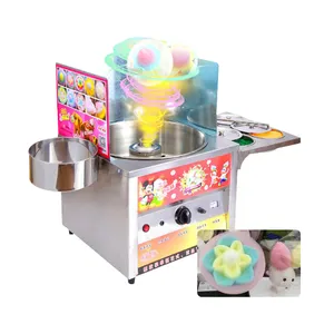 Candy Automatic Vending Machine Cotton Candy Machine Support Multi-language Commercial Flower Fully Automatic Sugar Cotton Metal