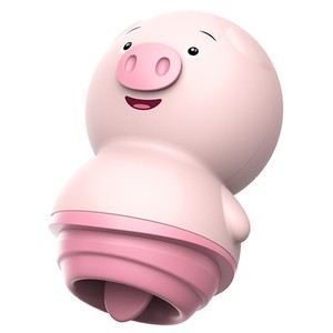 <b>LILO</b> Tongue Licking Pig Cute Wireless Vibrating Egg Rechargeable Inverter Licking and Massaging Female Masturbator Wholesale - Product Image 2