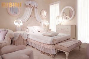 Cama Infantil con Diseño de Castillo, Color Dorado Europeo, Tallada, con Temática de Dibujos Animados, Estilo Princesa - Product Image 6