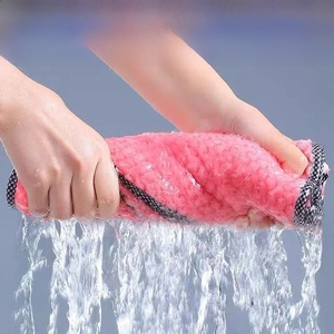Paño de Cocina de Microfibra, Antiadherente, Grueso, para Limpiar Mesas, Absorbente, Esponja para Fregar, para Uso Doméstico - Product Image 2