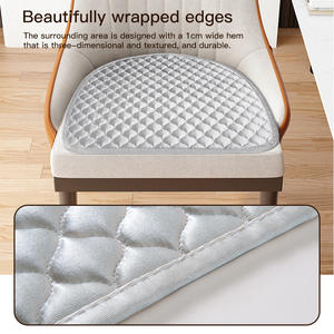 Cojín de asiento en forma de U de poliéster antideslizante para uso en oficina y hogar - Product Image 4