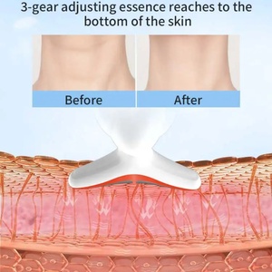 Mini appareil de massage facial à lumière rouge avec prise USB pour la beauté du visage, le raffermissement de la peau, le lifting du visage, le traitement de l'acné - Product Image 6