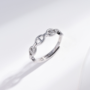 wholesale plata 925 sterling Silver exquisite butterfly zircon ring Custom magnificent 18K Gold Plated <b>bow</b> knot rings for girl - Product Image 3