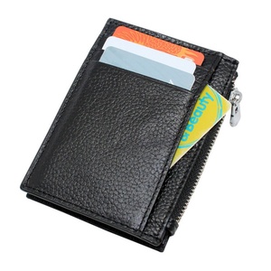 Boshiho with Zipper Coin Pocket Oxhide Leather <b>Wallet</b> <b>Rfid</b> <b>Blocking</b> - Product Image 2