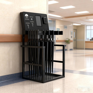 Công Suất Lớn Giữ 30 Đơn Vị Dispenser Ô Thiết Bị Vay Ô Máy Bán Hàng Tự Động Đứng Giám Sát Từ Xa Trong Bệnh Viện - Product Image 4