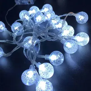 Boule Guirlande Lumineuse LED Décorative Lumières De Noël Boule Lumières pour Chambre Intérieur Extérieur Salle De Classe Fête De Mariage Jardin