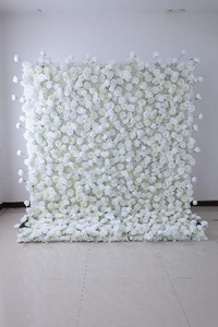 Muro de Flores Artificiales en Oferta, Fondo Colorido para Bodas, Eventos, Fiestas, Decoración de San Valentín - Product Image 3