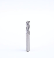 Fraise à dégrossir carrée en carbure monobloc HRC55 pour l'aluminium